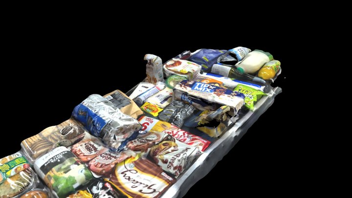 UK Supermarket shop 2021 3D Model