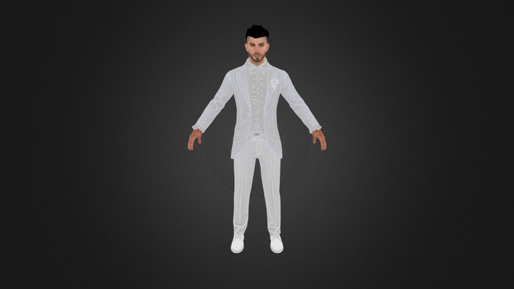Pubg Wedding Tuxedo 3D Model