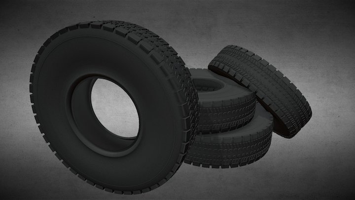 3d simple wheels 3D Model