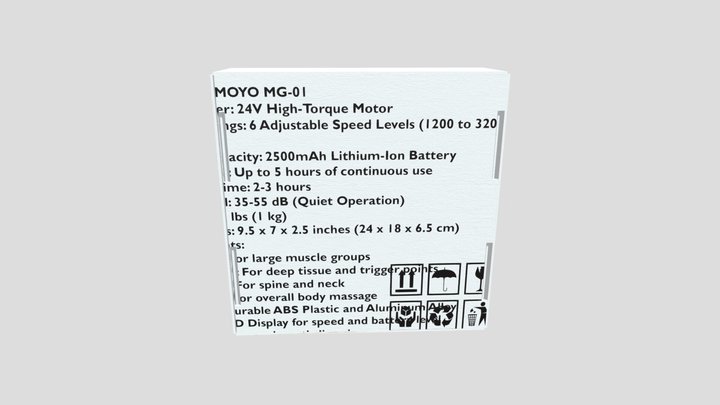 MOMOYO PACKAGE BOX 3D Model