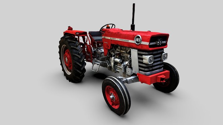 Massey Ferguson tractor 3D Model