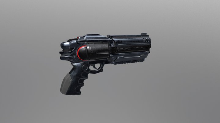 gun 3dgun vr 3D Model