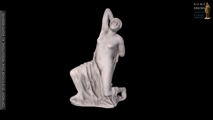 3D rendering of Niobid female (5th century group)