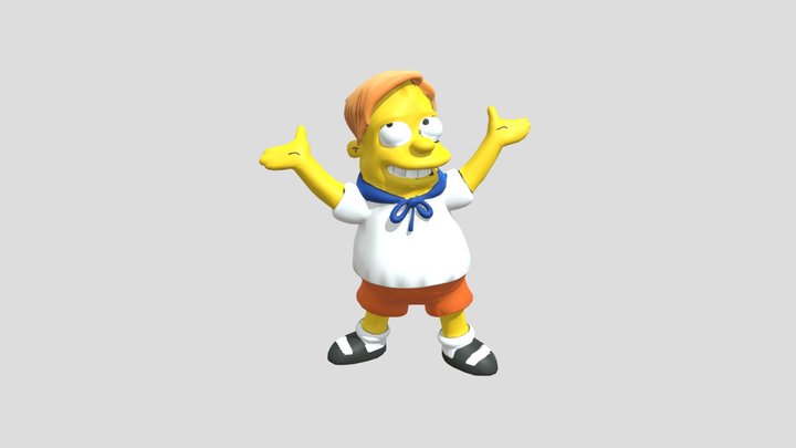 Martin from The Simpsons 3D Model