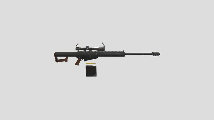 barrett-m82a1 Sniper 3D Model
