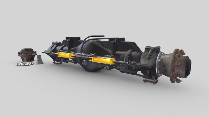 15-Ton Federal Axle From Grave Digger 1/2 – Free 3D Model STL