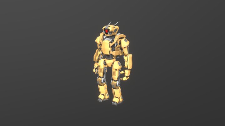 Robot Soldier 3D Model