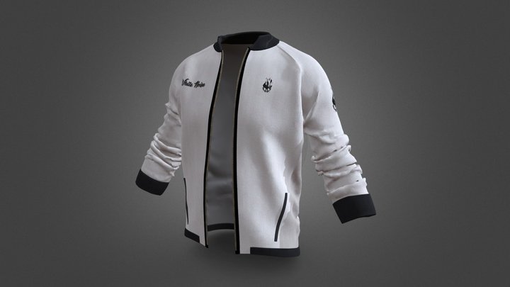 White Jacket 3D Model
