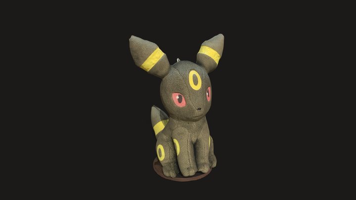 Umbreon Plush 3D Scan using Reality Capture 3D Model