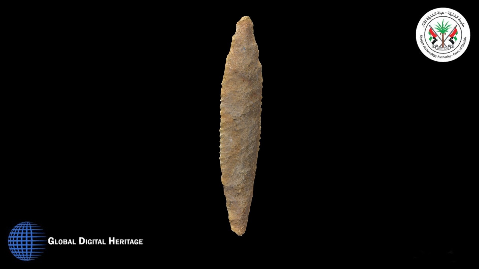 Neolithic Stone Arrowhead, Hamriya, Sharjah Download