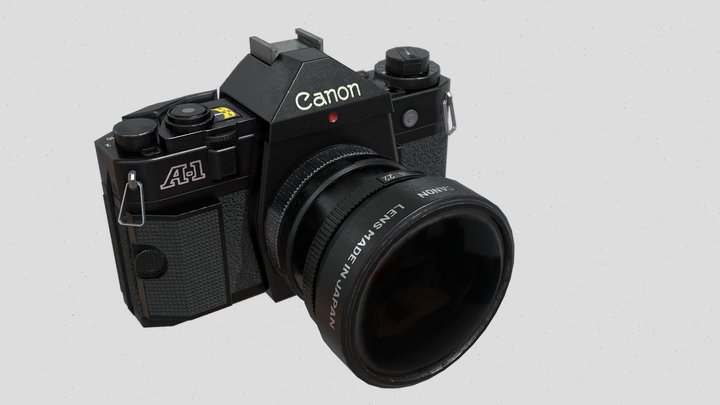 canon A1 3D Model