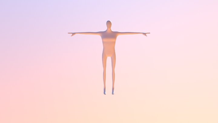 Eerie Female Character 3D Model