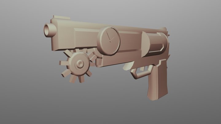 Maya Gun [School project] 3D Model