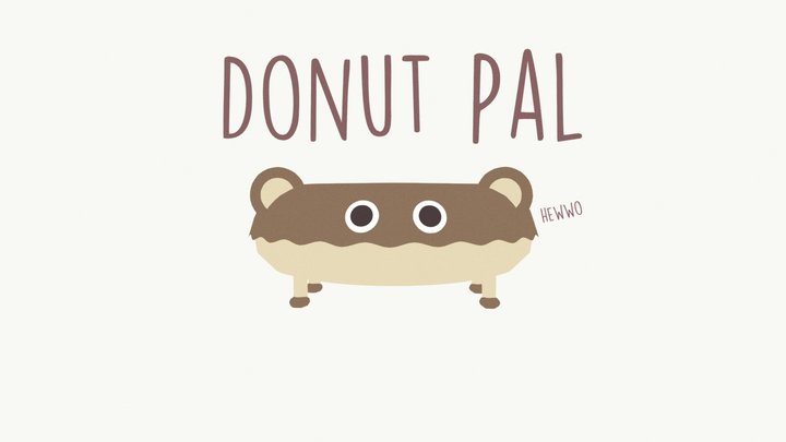 Doughnut Pal 3D Model