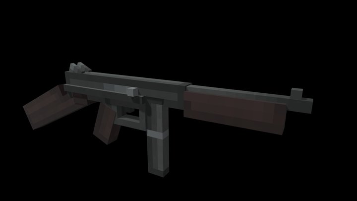 Thompson M1A1 3D Model