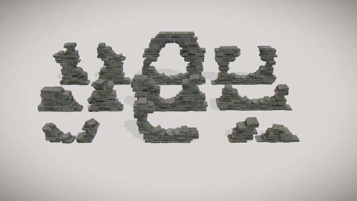 Ancient Ruins 3D Model