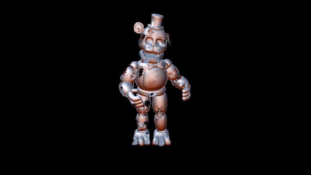 Freddy 3d model. 3 D модели Голден Фредди. Моделька Голден Фредди 3д. Той Фредди 3д модель.