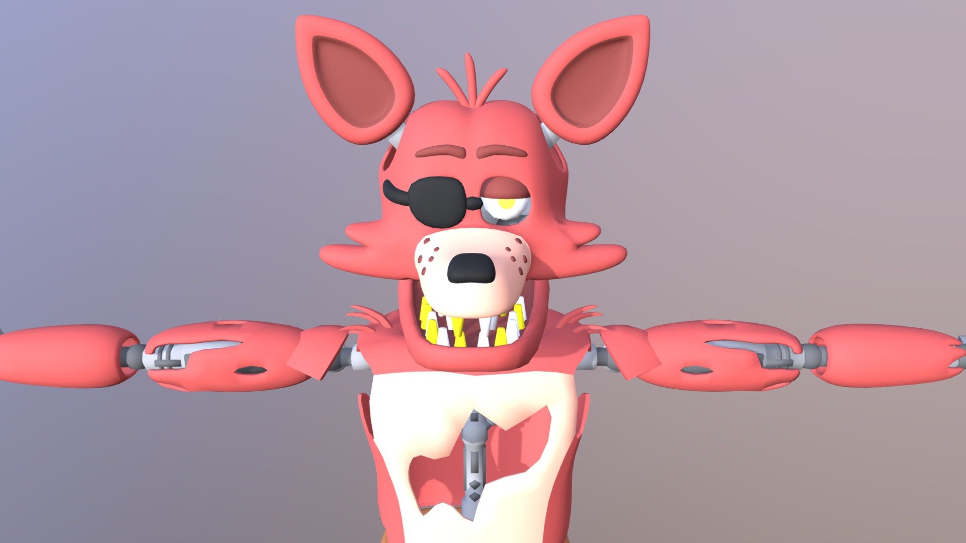 Foxy 3d model