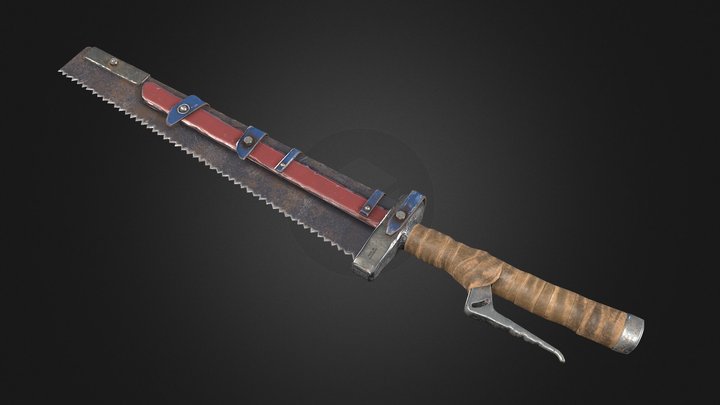 Saw-Sword | Rust fan gamemodel 3D Model