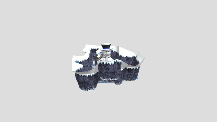 Nintendo 64 - Banjo-Kazooie - Freezeezy Peak 3D Model