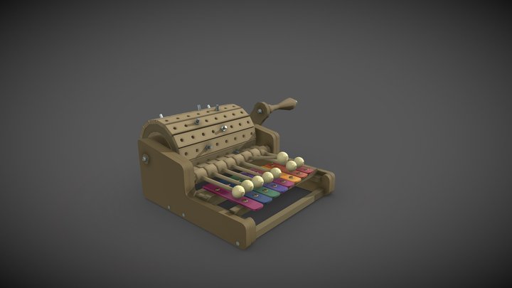 Hurdy-gurdy (mechanical) – Free 3D Model STL