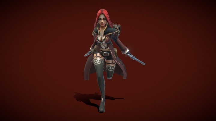 Fantasy Chess RPG Character - Trinity 3D Model