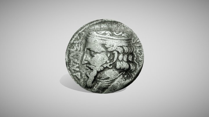 Coin of the King of Parthia - Orodes the Third 3D Model