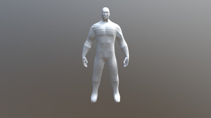 Capitão America Retopologia 3D Model