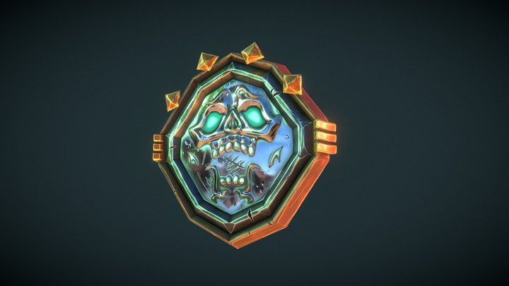 "Mirror Shield of the Well" 3D Model