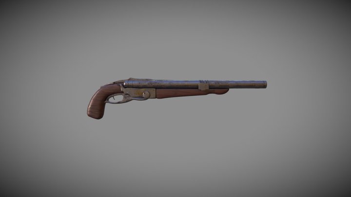 DOOM 2016 Super Shotgun 3D Model