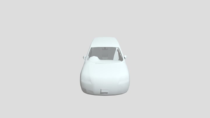 Crashed car 3D Model