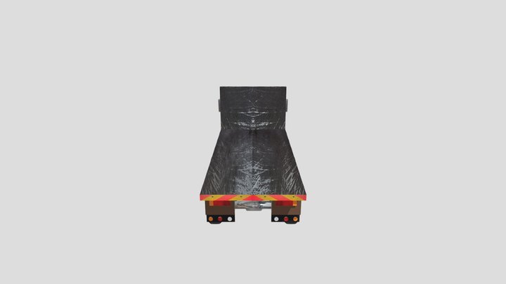 FLAT BED TRUCK 3D Model