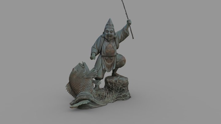 布施戎の戎さん 3D Model