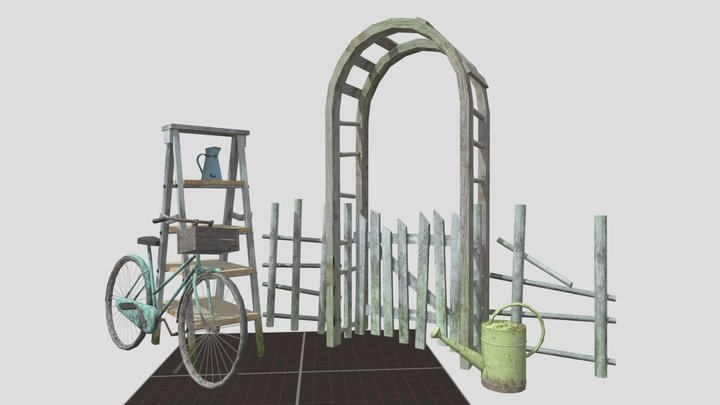 DAE 5 Finished props - Grandma's house 3D Model