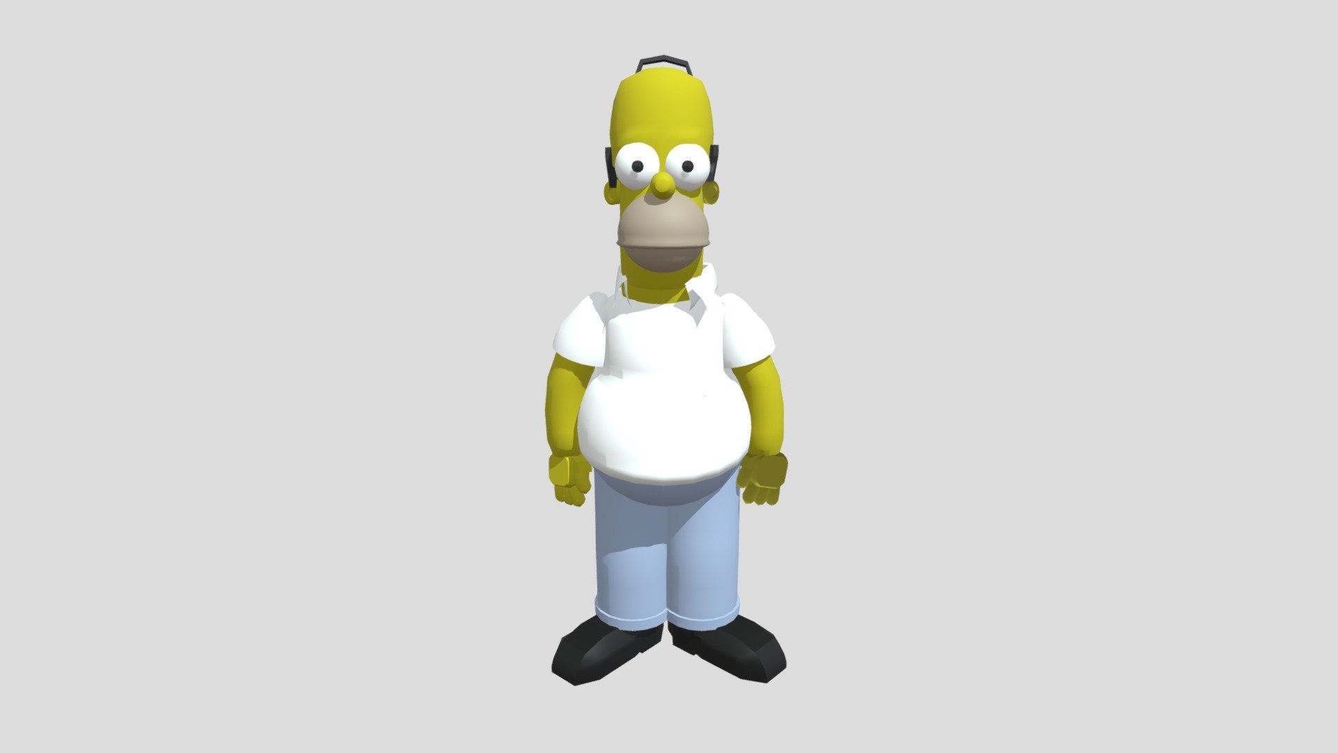 Homer Simpson - Download Free 3D model by bachmanp [d2709bf] - Sketchfab