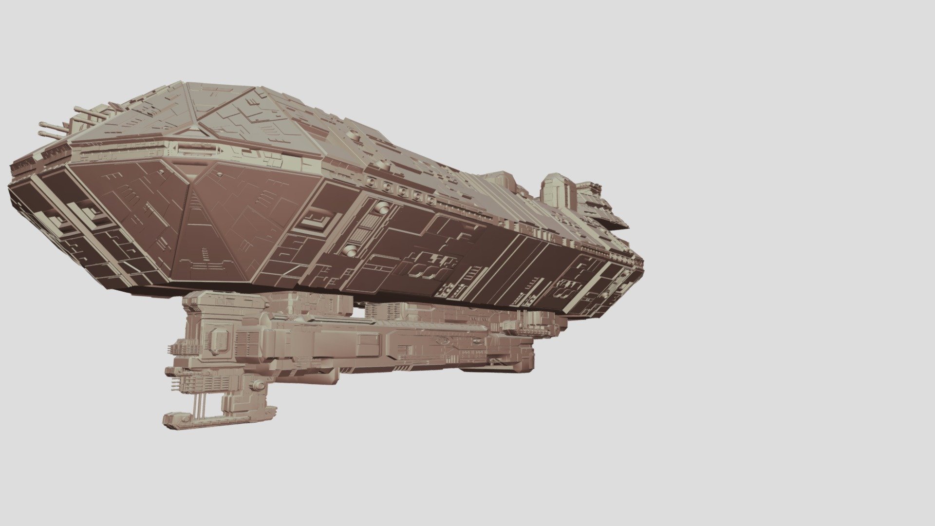 Small Cruiser One - Download Free 3d Model By Steven Kilby 