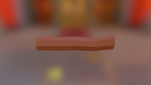 Low Poly Log – Modèle 3D gratuit STL
