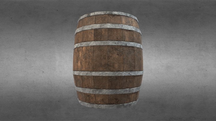Old Barril 3D Model