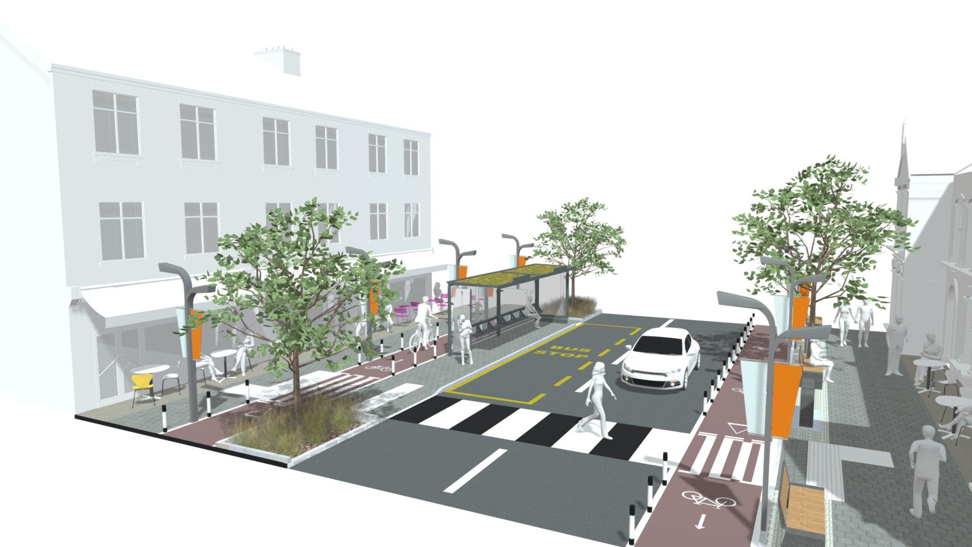 Trafford High Street — Sketchfab embed 3D viewer