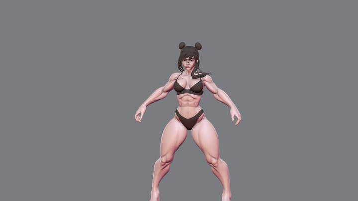 Female sculpt 3D Model
