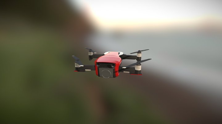Drone UVs 3D Model