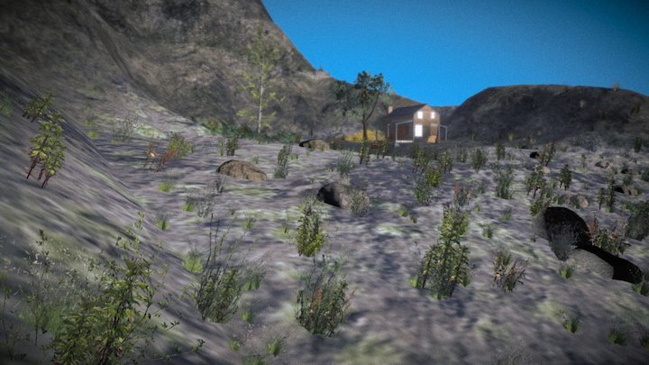 Mountainhut 3D Model