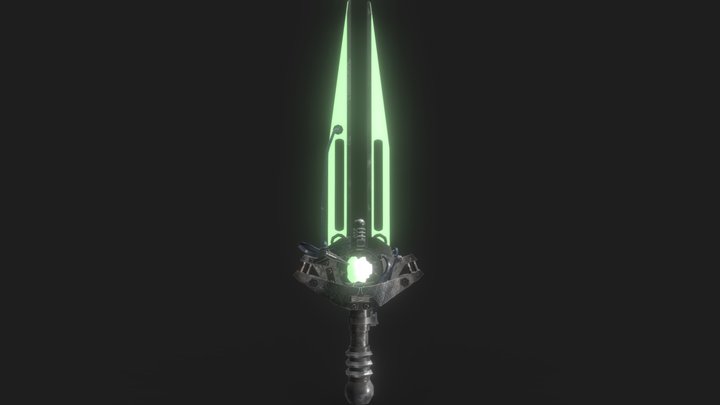 sci-fi weapon 3D Model