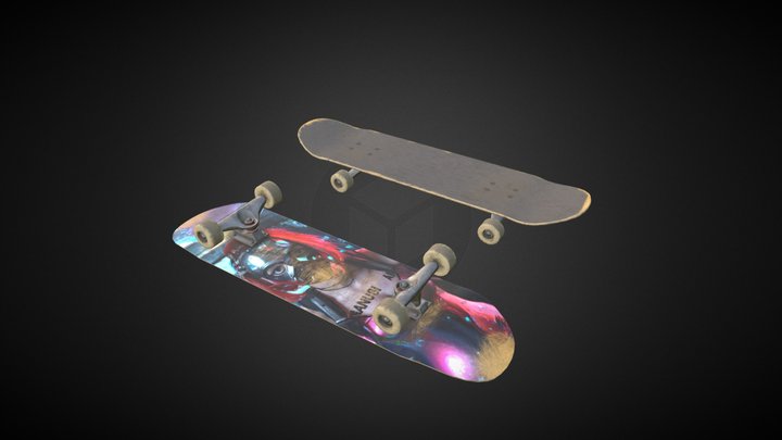 Skateboard_v2 3D Model