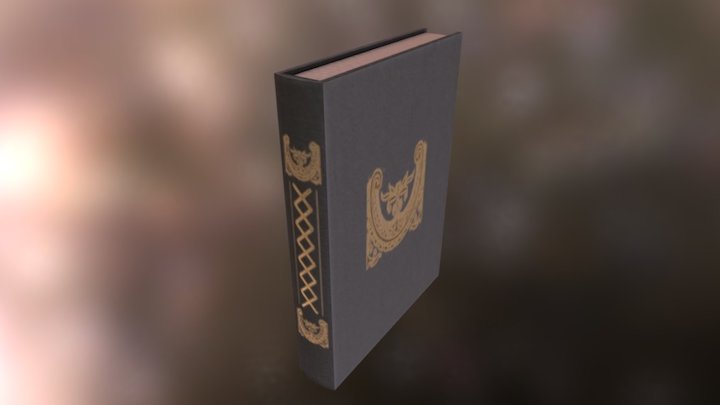 Bookcase Book 3D Model