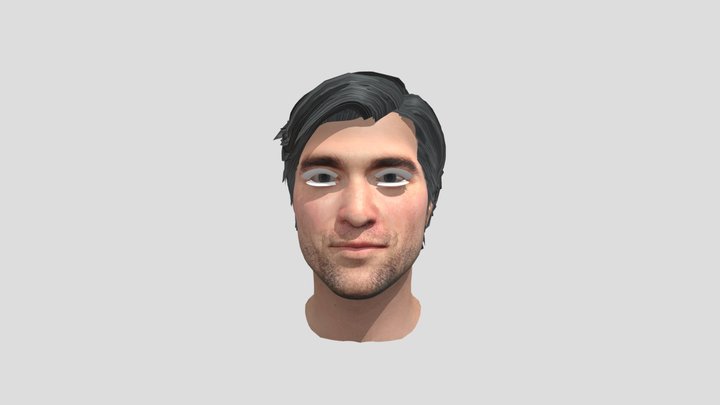 A Roblox man face, 3D models download