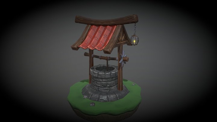 Stylized Well 3D Model