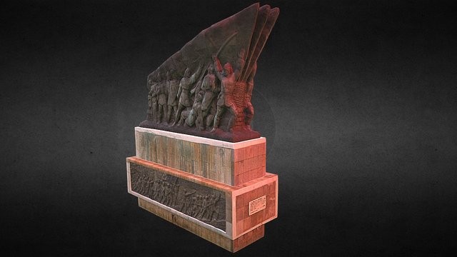 Siliştioara's Independence Monument 3D Model