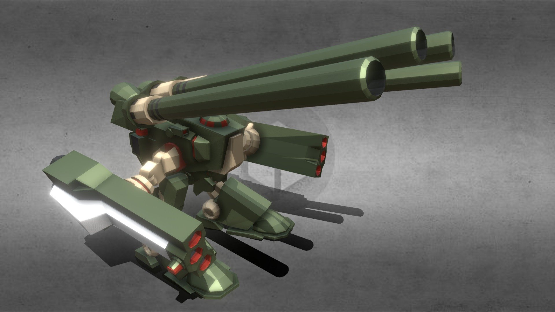 Sd Macross Monster Destroid - Download Free 3D model by tipatat