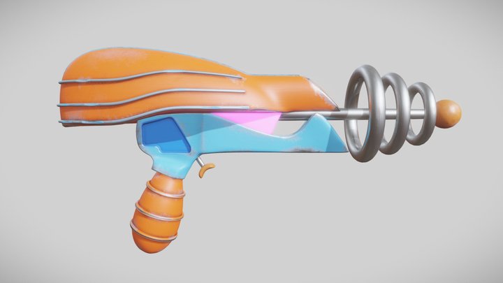 Alien Gun 3D Model